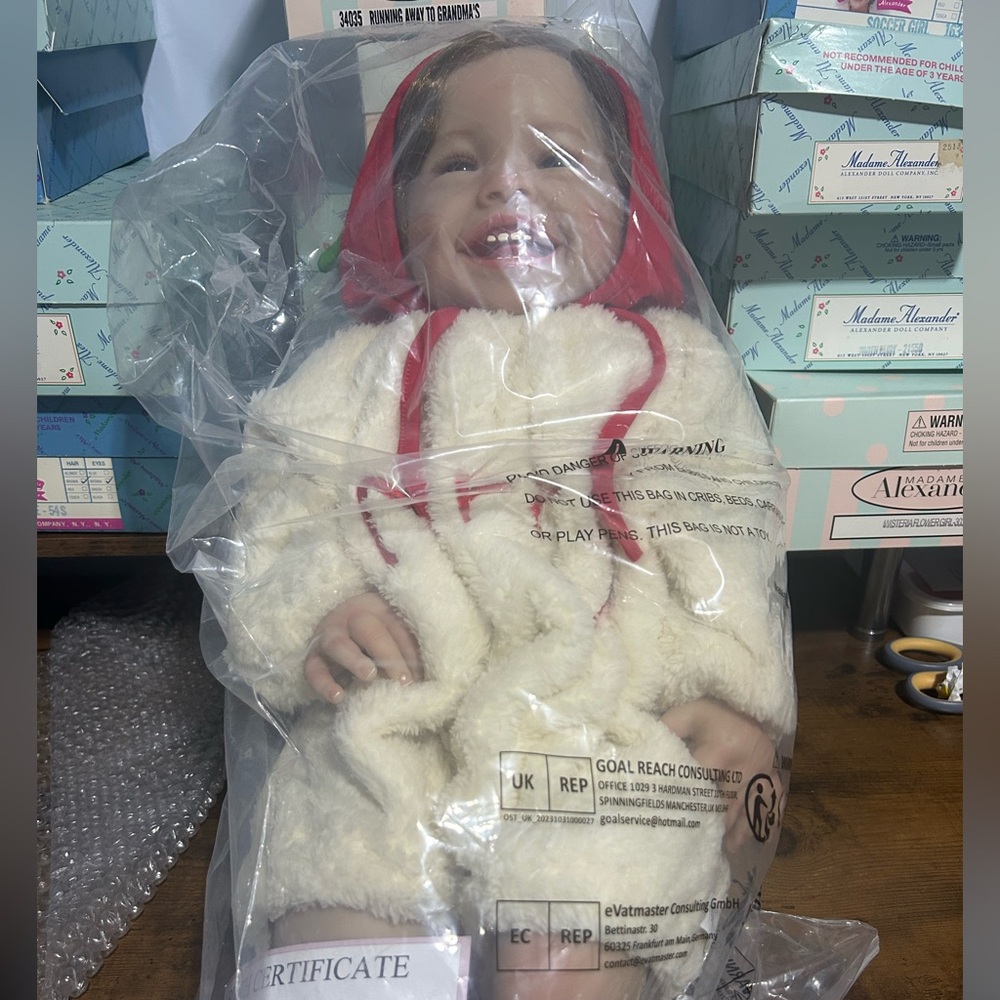 Adorable Reborn BZBaby Doll-Auburn hair